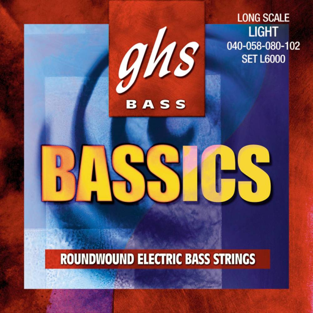 Bassics Roundwound Nickel and Steel Bass Strings - Medium