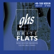 GHS Strings - Brite Flats Electric Bass Strings (38 Winding) - Long Scale, Medium