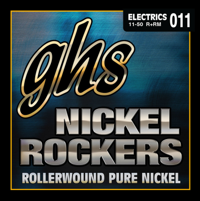 GHS Strings - Nickel Rockers Rollerwound Guitar Strings - Medium