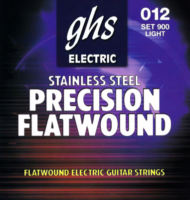 GHS Strings - Precision Flatwound Guitar Strings - Light