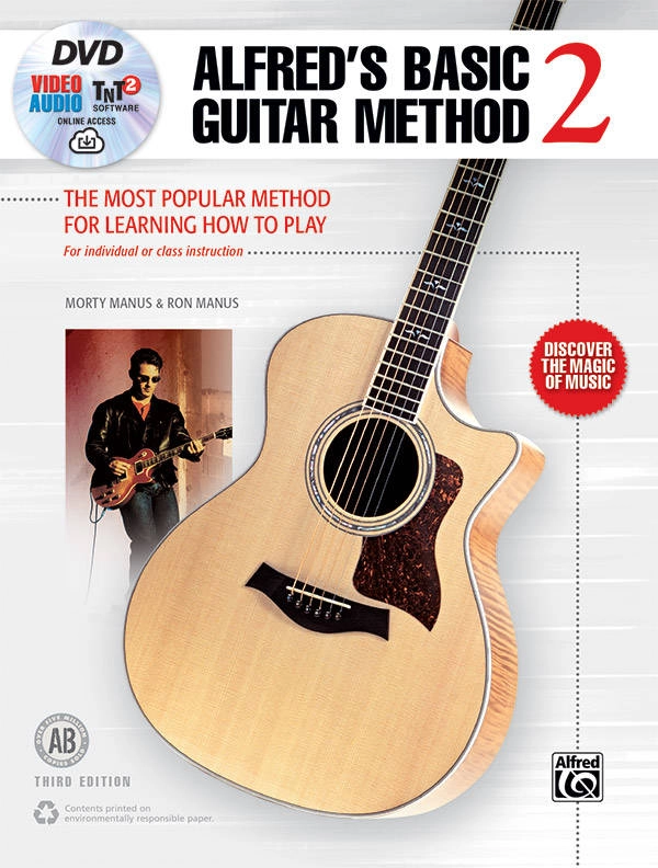 Alfred\'s Basic Guitar Method 2 (3rd Edition) - Manus - Book/DVD/Audio Online