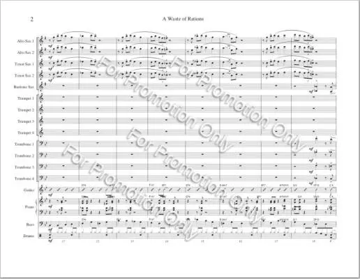 A Waste of Rations - Yorke-Slader - Jazz Ensemble - Gr. Medium