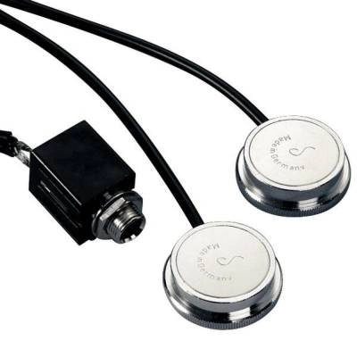 Schaller - Oyster Piezo Pickup with 3m Cable and Jack Plug - Chrome