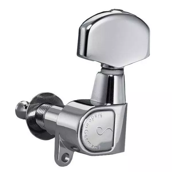 M6 Top of the Line Machine Heads - Chrome - 3/3