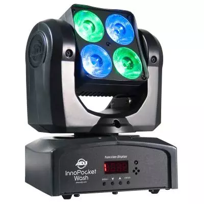 Mini Moving Head Fixture w/ 4x10-Watt Quad RGBW\'s