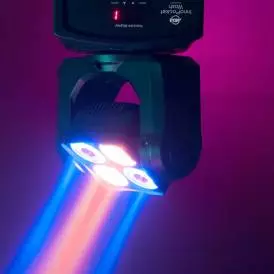 Mini Moving Head Fixture w/ 4x10-Watt Quad RGBW\'s