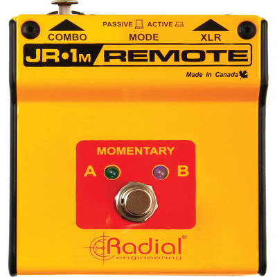 JR1-M Momentary Single Action Footswitch