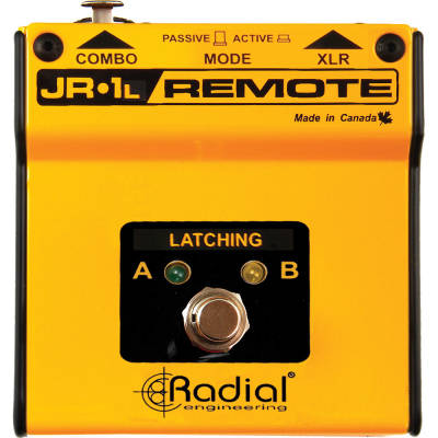 JR1-L Latching Single Action Footswitch