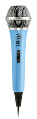 Handheld Karaoke Microphone for Smartphones - Blue