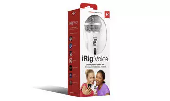 Handheld Karaoke Microphone for Smartphones - White