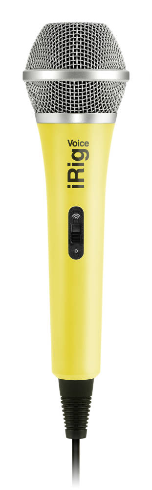 Handheld Karaoke Microphone for Smartphones - Yellow
