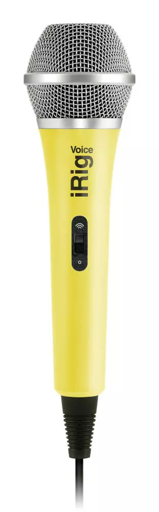 Handheld Karaoke Microphone for Smartphones - Yellow