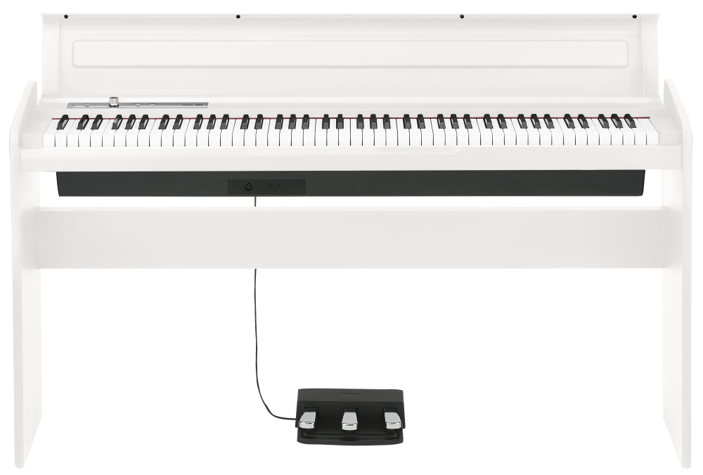 Digital Piano with Speakers/Stand/Pedal - White