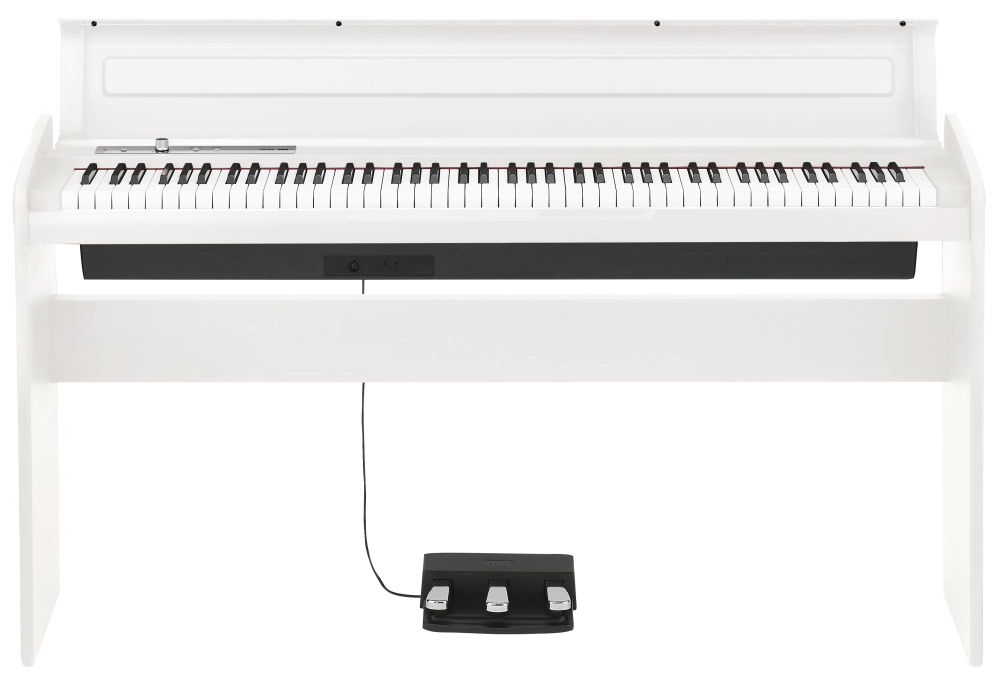 Digital Piano with Speakers/Stand/Pedal - White