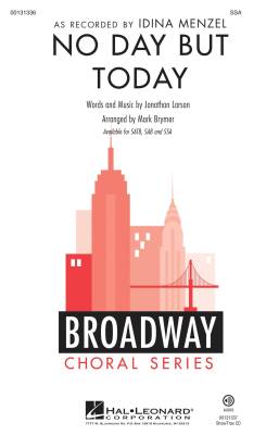 Hal Leonard - No Day But Today (from Rent) - Larson/Brymer - SSA