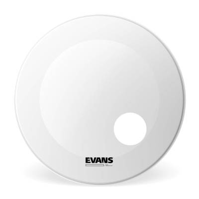 Evans - BD22RGCW - 22 Inch EQ3 Resonant Coated White Drumhead
