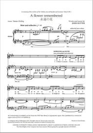 A Flower Remembered - Rutter - SATB