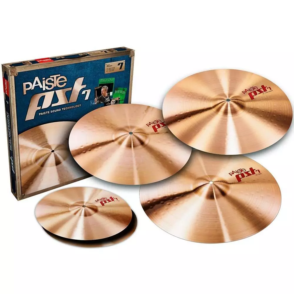 PST7 Session Set (14\'\' Hats, 16\'\' Thin Crash, 20\'\' Light Ride, Free 18\'\' Thin Crash)