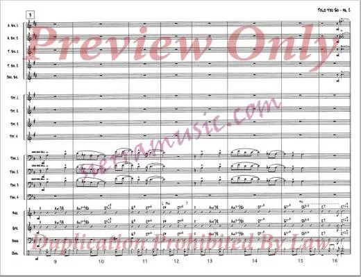 Told You So - Holman - Jazz Ensemble - Gr. Medium-Advanced