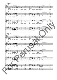 Over My Head - Spiritual/Durow - SATB Double Choir