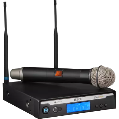 R300-HD Wireless Handheld Microphone System w/ PL22 Mic - Freq Band A