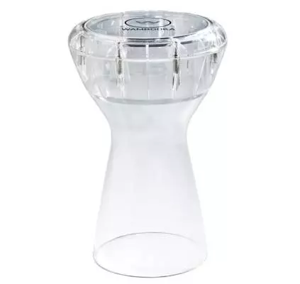 Darbuka Dry-Wet Hand Drum w/ Bag - Clear