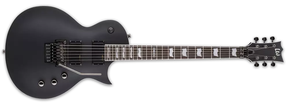 Ltd EC Electric Guitar w/ Floyd Rose Tremolo - Black Satin