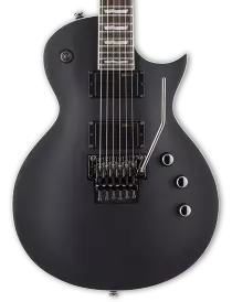 Ltd EC Electric Guitar w/ Floyd Rose Tremolo - Black Satin