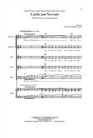 Canticum Novum - Antognini - SATB divisi