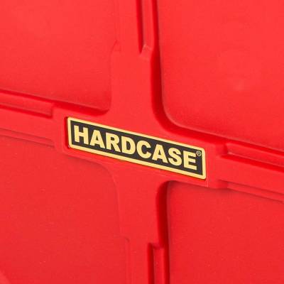 Hardcase - 22 Cymbal Case with Wheels - Red