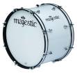 Majestic Percussion - Carrier Style Bass Drum 24x14 - Gloss White