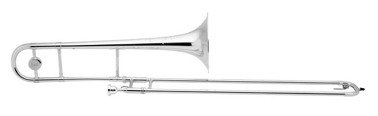 .525\'\' Ml Bore Tenor Trombone w/ 8\'\' Bell - Silver