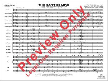 This Can\'t Be Love - Rodgers/Hart/Wolpe - Jazz Ensemble/Vocal - Gr. 3.5