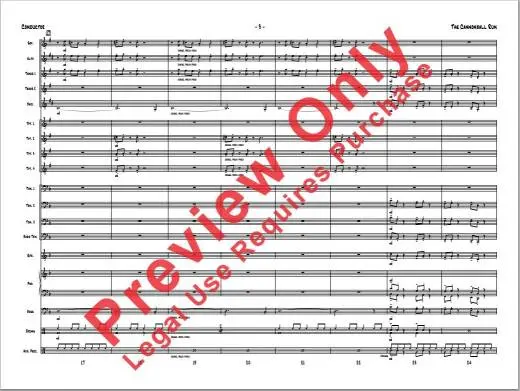 The Cannonball Run - Goodwin - Jazz Ensemble - Gr. 5