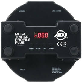 Mega Tripar Profile Plus with 5x4-Watt RGB + UV LEDs