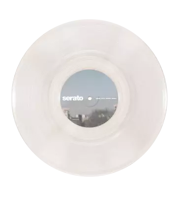 10 Inch Serato Control Vinyl - Clear Glass (Pair)