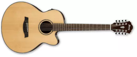 8 String Acoustic Electric Guitar - Natural High Gloss