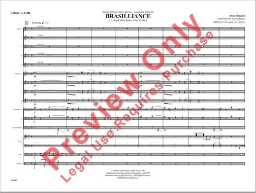 Brasilliance - Ellington - Jazz Ensemble - Gr. 4