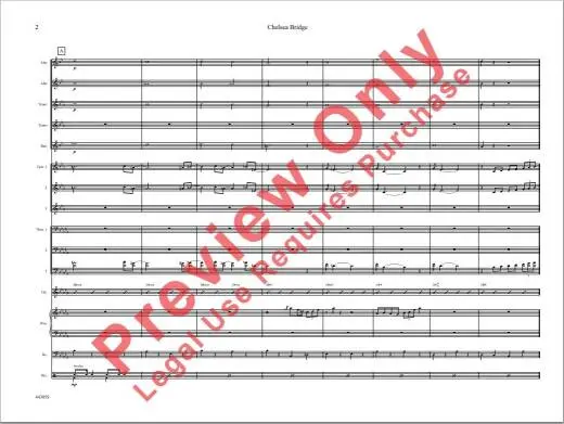 Chelsea Bridge - Strayhorn - Jazz Ensemble  - Gr. 4