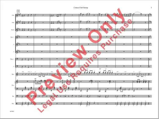 Cotton Club Stomp - Ellington/Hodges/Carney - Jazz Ensemble - Gr. 4