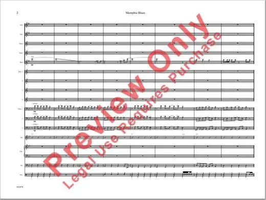 Memphis Blues - Handy/Ellington - Jazz Ensemble - Gr. 3