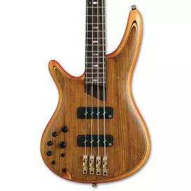 Premium Electric Bass Guitar - Vintage Natural Flat - Left