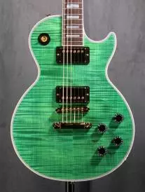 Les Paul Custom Figured Ltd - Neon Green