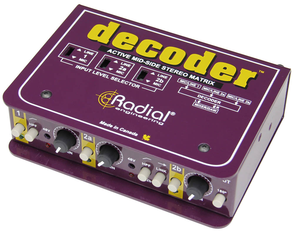 Decoder Mid-Side Recording Matrix