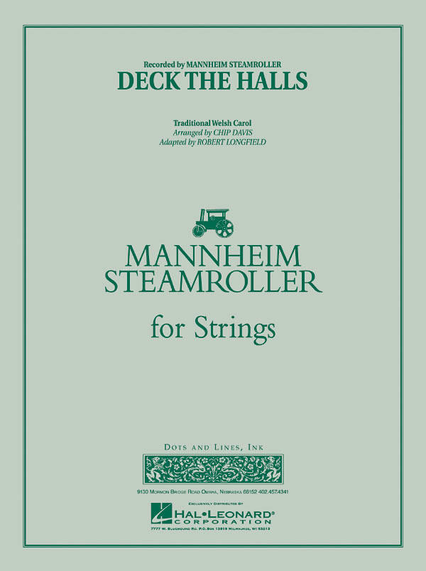 Deck the Halls (Mannheim Steamroller) - Longfield/Davis - String Orchestra - Gr. 3-4
