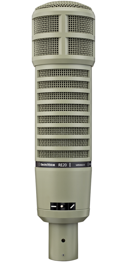 ElectroVoice RE20 Variable Dynamic Cardioid Microphone Beige Long