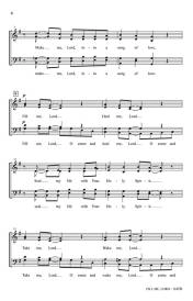 Fill Me Lord - Nix/Graham- SATB