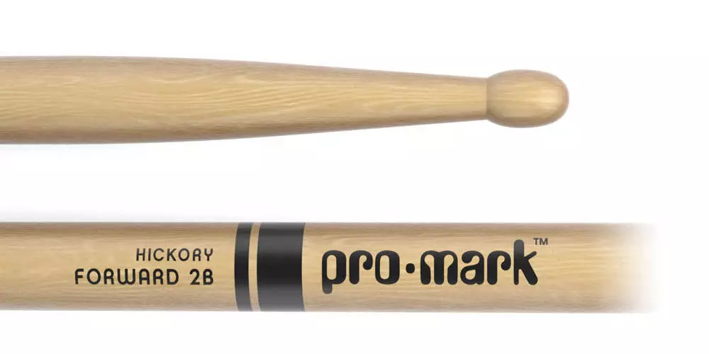 Forward 2B Hickory Drum Sticks with Wood Tips