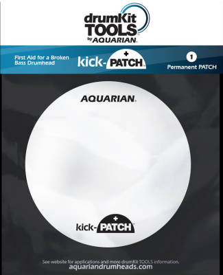 Aquarian - Stick On/Off Kick Patch - 12