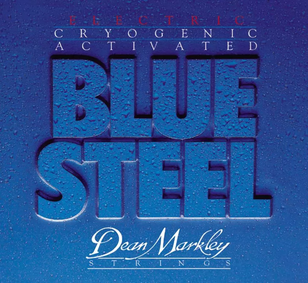7 String Blue Steel Electric Strings - Regular - 10-56